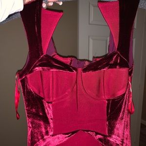 HOT DATE NIGHT BURGUNDY, BANDAGE DRESS